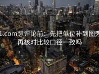 91.com想评论前：先把单位补到图旁，再核对比较口径一致吗
